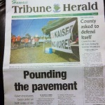 Front page news!