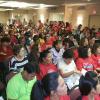 Local 5 members packed the latest negotiations meeting between Local 5 and Kaiser Permanente.