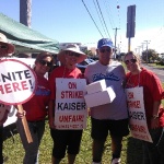 Supporters bring pastries & water to Kaiser Hilo picket line