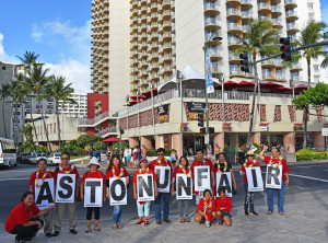 Aston Waikiki Beach and Hotel Renew workers