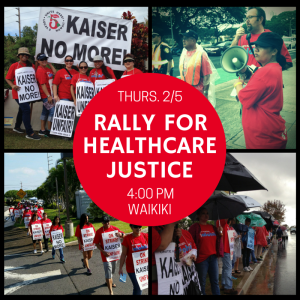 Rally for Healthcare Justice