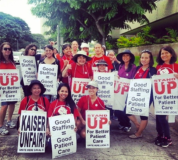 Kaiser medical assistants stand up for better patient care!